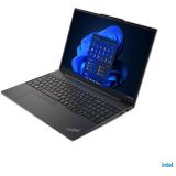 Lenovo ThinkPad E16 Gen 1 21JN - Laptop - Intel Core i5 - 1335U tot 4.6 GHz - Win 11 Pro - Intel Iris Xe Graphics - 16 GB RAM - 512 GB SSD - 16"" IPS 1920 x 1200 - Wi-Fi 6 - grafietzwart - tsb Engels - Europa - met 2 jaar Lenovo depotondersteuning