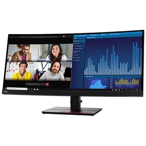 Lenovo ThinkVision P34w-20 LED display 86,7 cm (34.1") 3440 x 1440 Pixels Wide Quad HD Zwart