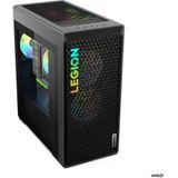 Lenovo Legion T5 26ARA8 - Desktop computer - AMD Ryzen 7 7700 - NVIDIA GeForce RTX 4070 - 32 GB DDR5 - 1 TB SSD - Wi-Fi 6E, Bluetooth 5.1 - Windows 11 Home - zwart