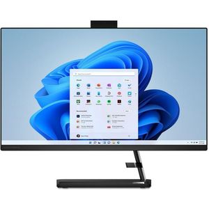 Lenovo IdeaCentre AIO 3 27IAP7 i3-1215U 27 FHD IPS 250nits AG 8GB DDR4 3200 SSD512 Intel UHD Graphi (Intel Core i3-1215U, 8 GB, 512 GB, SSD), PC, Zwart