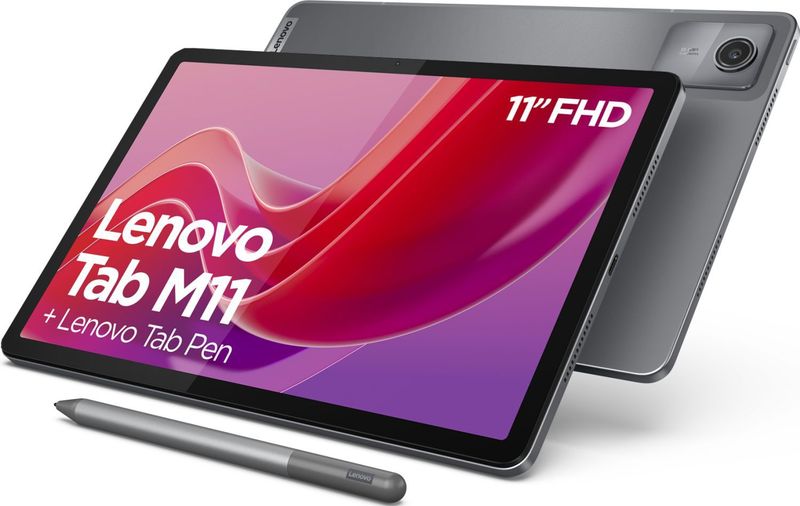 Lenovo Tab M11 Mediatek 128 GB 27,9 cm (11") 4 GB Wi-Fi 5 (802.11ac) Android 13 Grijs