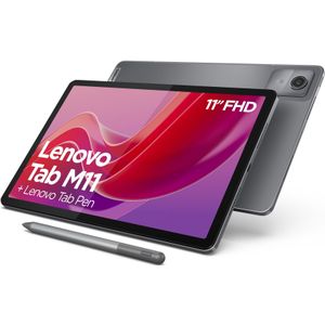 Lenovo Tab M11 TB330FU 11'' 4GB, 128GB, grijs (Alleen WLAN, 11"", 128 GB, Loena Grijs), Tablet, Grijs