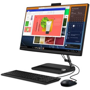 Lenovo IdeaCentre AIO 3 24ALC6 AMD Ryzen™ 5 7530U 60,5 cm (23.8") 1920 x 1080 Pixels Alles-in-één-pc 8 GB DDR4-SDRAM 256 GB SSD Windows 11 Home Wi-Fi 6 (802.11ax) Zwart