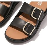 Fitflop GEN-FF Pantolette, Keilabsatz, Sommerschuh, Schlappen mit Microwobbleboard-Innensohle
