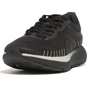 FitFlop Women FFRUNNER Mesh Running Sneakers Black-Schoenmaat 38