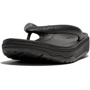 FitFlop Relieff Recovery Toe-Post Sandals ZWART - Maat 42
