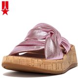 FitFlop F-Mode Leather Twist Slippers
