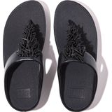 FitFlop Rumba Beaded Metallic Toe-Post Sandals BLAUW