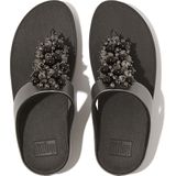 FitFlop Fino Bauble-Bead Toe-Post Sandals ZWART