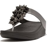 FitFlop Fino Bauble-Bead Toe-Post Sandals ZWART