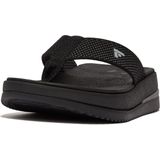 FitFlop Surff Two-Tone Webbing Toe-Post Sandals ZWART