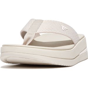 FitFlop Surff Two-Tone Webbing Toe-Post Sandals BEIGE - Maat 42