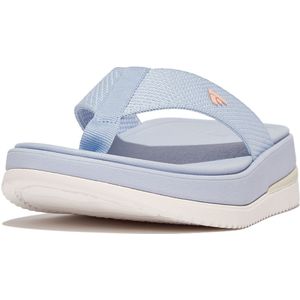 FitFlop Women Surff Two-Tone Webbing Toe-Post Skywash Blue-Schoenmaat 36