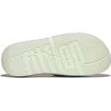 FitFlop Iqushion Iridescent Two-Bar Buckle Slides GROEN