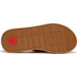 FitFlop F-Mode Leather-Twist Flatform Toe-Thongs (Cork) BRUIN
