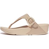 FitFlop Lulu crystal-buckle leather toe-post sandals
