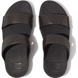 FitFlop - Lulu Glitz Slides - Black - Kunststof