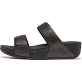 FitFlop - Lulu Glitz Slides - Black - Kunststof