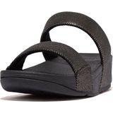 FitFlop - Lulu Glitz Slides - Black - Kunststof