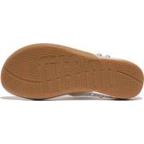 FitFlop iQushion Metallic-Leather Toe-Post Slippers - Zilver