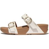 FitFlop Lulu Adjustable Slide - Leather WIT