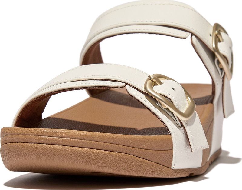 FitFlop Lulu Adjustable Slide - Leather WIT