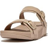 FitFlop Lulu Adjustable Slide - Leather BEIGE