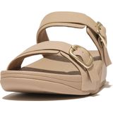 FitFlop Lulu Adjustable Slide - Leather BEIGE