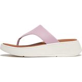 FitFlop F-Mode Leather Flatform Toe-Post Sandals PAARS