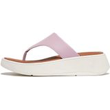 FitFlop F-Mode Leather Flatform Toe-Post Sandals PAARS