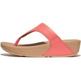 Fitflop Dames LULU lederen toepost sandaal, roze koraal, 7 UK, Rosy Coral, 41 EU