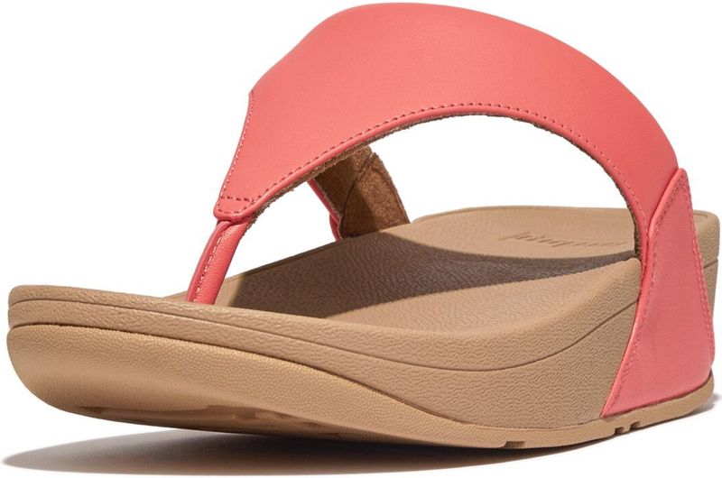 FitFlop Lulu Leather Toepost ROZE