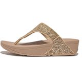 FitFlop Lulu Glitter Toe-Thongs PU Glitter BEIGE