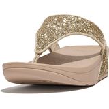 FitFlop Lulu Glitter Toe-Thongs PU Glitter BEIGE