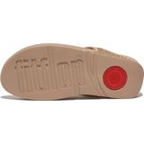 FitFlop Lulu Glitter Toe-Thongs PU Glitter BEIGE