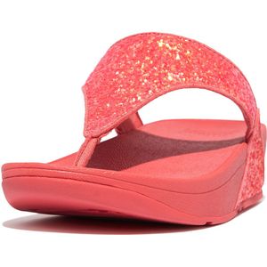 FitFlop Lulu Glitter Toe-Thongs PU Glitter ROZE