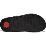 FitFlop Gen-FF Buckle Two-Bar Leather Slides BEIGE