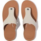 FitFlop Iqushion Men'S Leather Toe-Post Sandals GRIJS