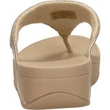 FitFLop Lulu Shimmer Lux dames slipper - Beige