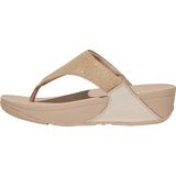 FitFLop Lulu Shimmer Lux dames slipper - Beige