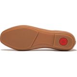 FitFlop - Delicato Ballerina - Ballerina's - Black - Nappaleer - Rubber