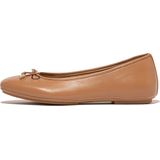 FitFlop - Delicato Ballerina - Ballerina's - Black - Nappaleer - Rubber