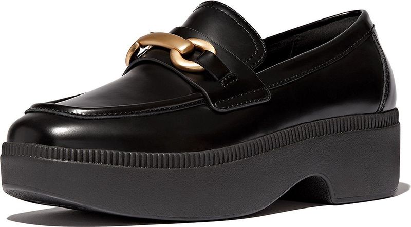 FitFlop - F-Luma Chunky Snaffle - Loafers - Black - Boxleer