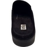 FitFlop - Gen-FF Closed Back Mule - Klomp - Black - Suède, Microwobbleboard Tussenzool, Rubber Buitenzool
