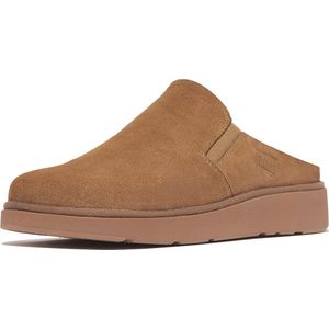 FitFlop - Gen-FF Closed Back Mule - Klomp - Black - Suède, Microwobbleboard Tussenzool, Rubber Buitenzool