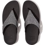 FitFlop Lulu Toe Post - Glitterball ZILVER - Maat 40
