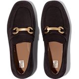 FitFlop - F-Luma Chunky Snaffle - Loafers - Chocolate Brown - Suède