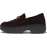FitFlop - F-Luma Chunky Snaffle - Loafers - Chocolate Brown - Suède