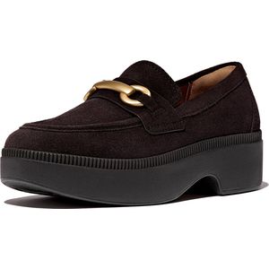 FitFlop - F-Luma Chunky Snaffle - Loafers - Chocolate Brown - Suède