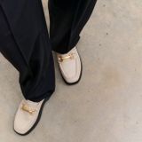 FitFlop - F-Luma Chunky Snaffle Loafers - Stone Beige - Leer